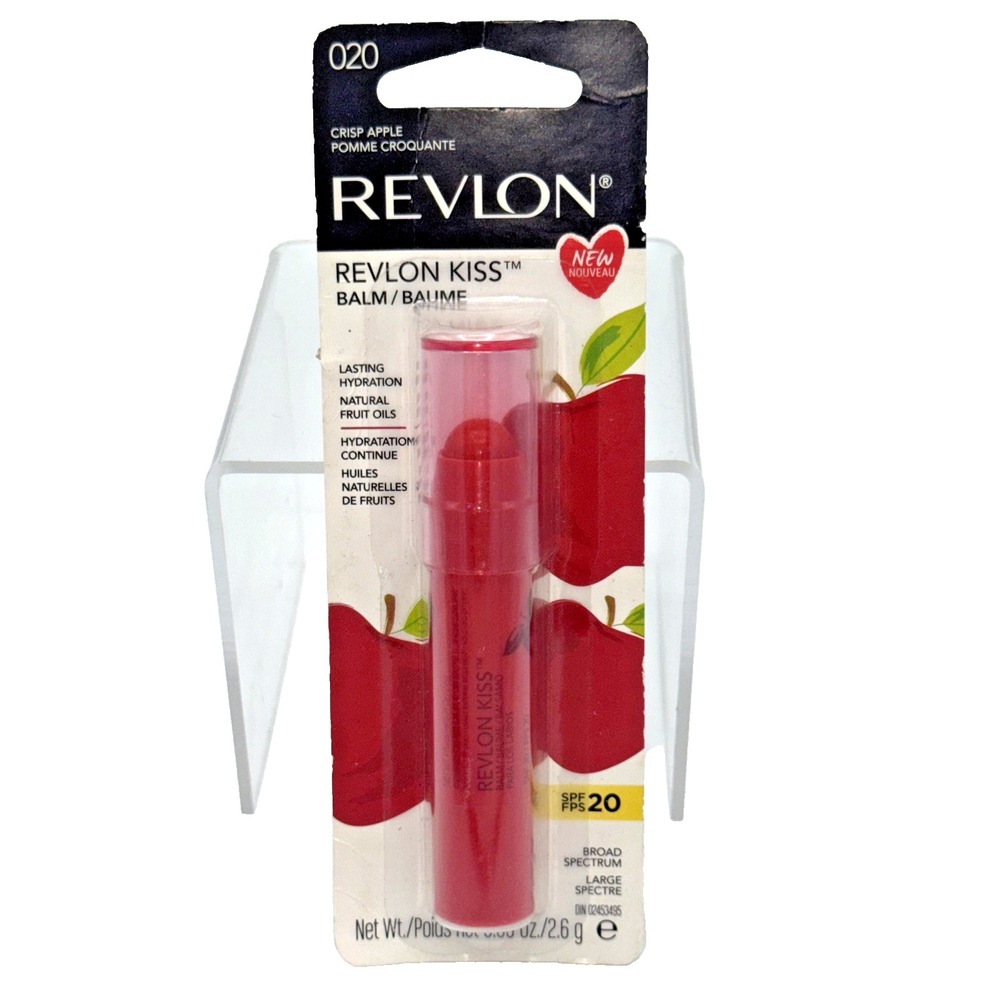 NEW Revlon Kiss Balm With Natural Fruit Oils SPF 20 - 020 CRISP APPLE OLD STOCK